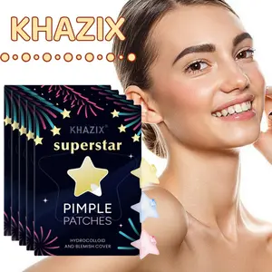 1400pcs, PrettyStart, Colorful Star‑Shaped Hydrocolloid Skin Patches, Cute Multicolor Invisible Waterproof Facial Stickers, Daily Blemish Cover Protective Patches for Makeup‑Friendly Day & Night Use