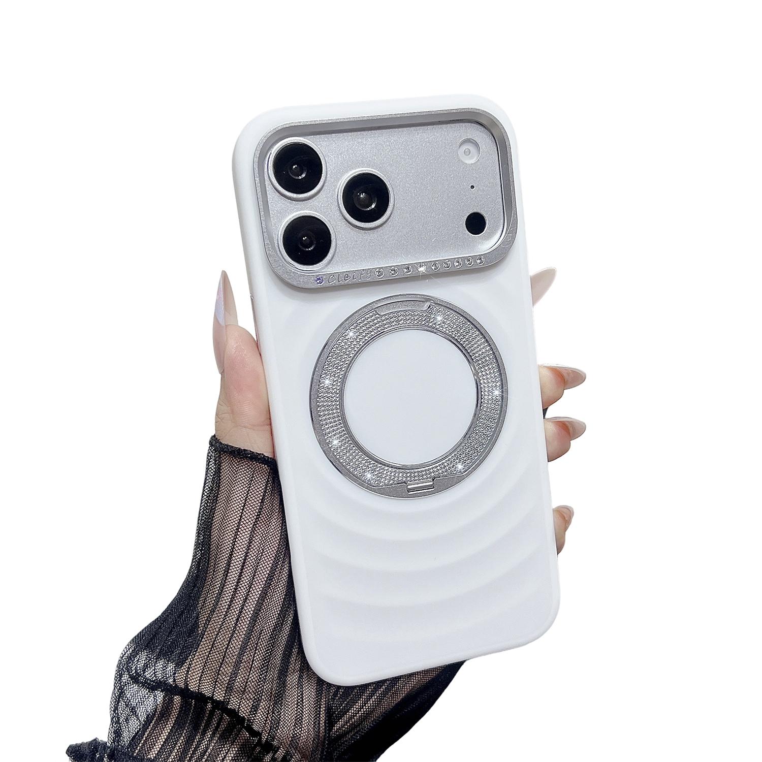 Magnetic Phone Ring Holder for 17 Pro Max 17Pro Case, 360 Rotation Ring Stand, Compatible with Mag-Safe, Military Grade Drop Tested