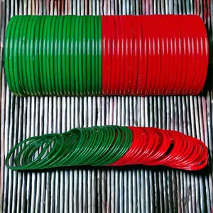 Vibrant Glass Bangles Set | Multi-Color Elegance for Weddings & Pooja | Celebrate in Style | Perfect Gifts & Favors