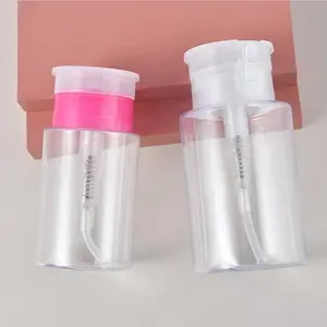 100/180ML Transparent Soap Empty Pump Bottle Gel Shampoo Toner Dispenser Portable Liquid Storage Container Bathroom Accessories Refillable Bottle