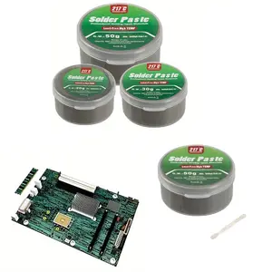High-Temperature Solder Paste Sn99 Ag0.3 Cu0.7, Electronic Solder Paste for Ic Pcb Bga Smd Repair, No Clean Solder Paste with Tool Scoop