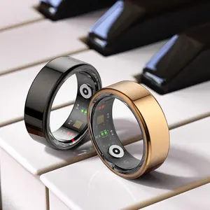 Viral Smart Ring That Tracks Everything! | Monitor Your Health R02P Wearable Black Fitness Tracker Wireless