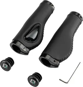 Handle Grips Ergonomics Design Soft Gel Dual Lock on Bicycle Handlebar Grips for Mountain MTB MBX  Electric Scooter