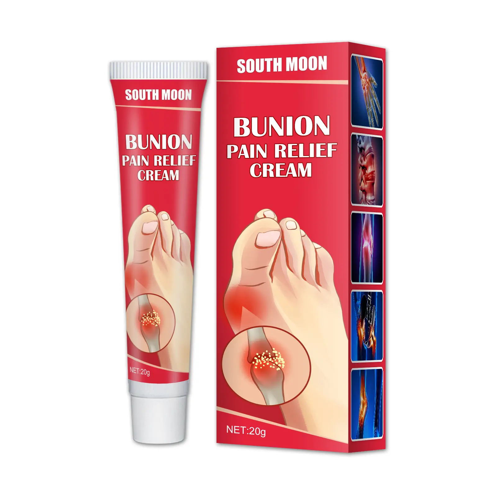 South Moon Joint Care Topical Cream - Body Moisturizer for Waist, Leg Massage, Bone & Muscle Care, Skin-Soothing Lotion