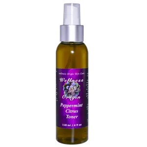 Wellness Origin  Peppermint Citrus Toner | Organic,  Ph Balance, Nourish, Soothe the Skin, 4 oz