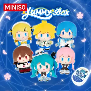 MINISO Hatsune Miku Concert Series Plush Blind Box Keychains,Magic Academy Plush Blind Box Pendent,Kawaii Anime Mystery Toy,Limited Edition Vocaloid Collectible Stuffed Figure for Fans Gifts