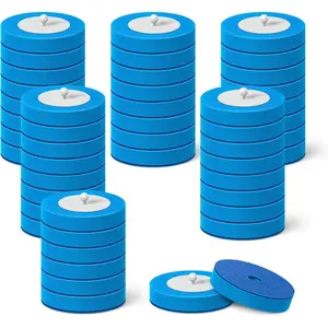 48 Count Disposable Toilet Brush Heads, Toilet Bowl Wand Refills for Toilet and Bathroom Cleaning, Not Suitable for Electric Toilet Brushes