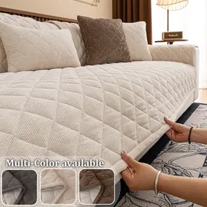 Pet-Friendly Quilted Sofa Cover, Soft Non Slip Couch Protector, Machine Washable Furniture Seat Cover, Multiple Colors Available for 1/2/3/4 Seater Sofa, Sofa Couch Covers, Sofa Slipcover