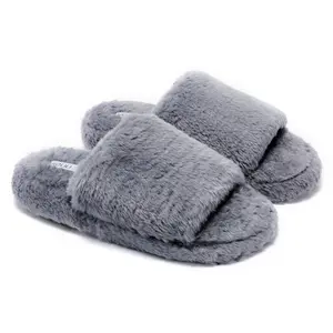 KOLILI Women's Warm Home Slippers Casual Soft Plush Lining Bedroom Sandals Walking Shoes Fashionable Comfortable Classic Versatile Girl Footwear Anti-slip Sole