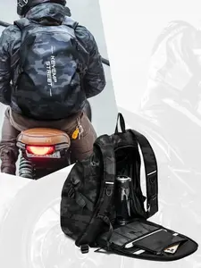 Motorcycle Backpack, Waterproof Motorcycle Backpack, Durable and Fashionable Design Backpack for Daily Use, Adventure and Travel Essentials, Motorcycle Accessories
