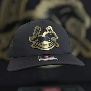 Richardson 112 with Gold Acrylic Horse Patch