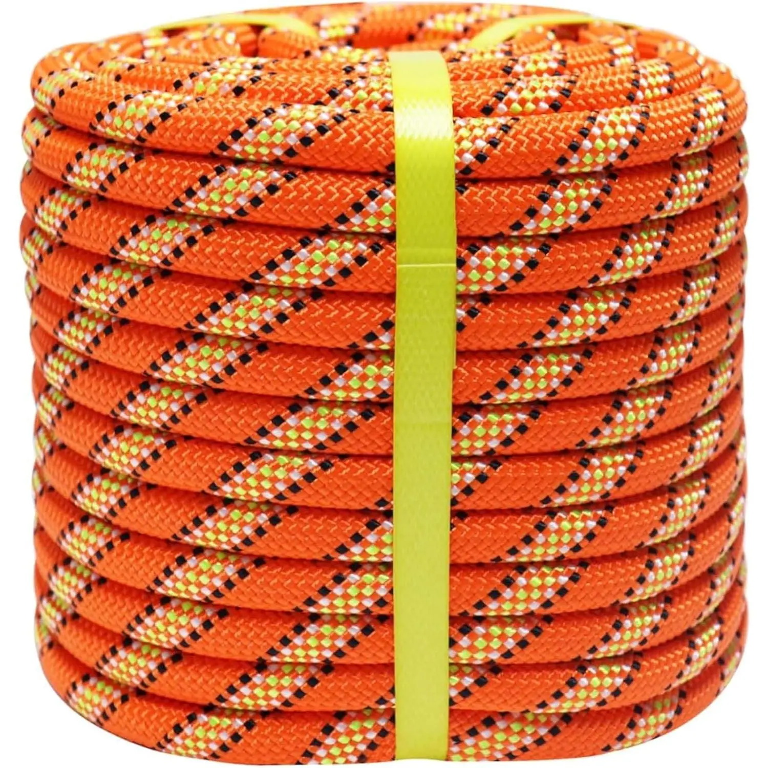 Arborist Rope Tree Rope Climbing Rope (1/2in x 200ft) 48 Strands for Pull Swing Knot (Orange)
