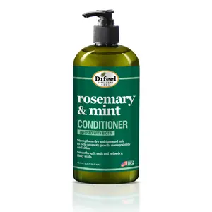 Difeel Rosemary and Mint Hair Strengthening Conditioner with Biotin 33.8 oz. - Made with Natural Rosemary Oil for Hair Growth