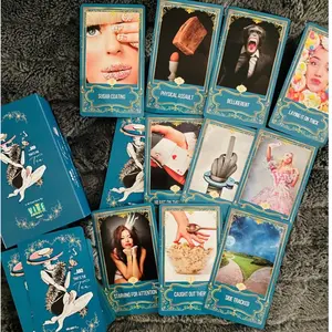 And That's the Tea Oracle-=%2= Deck=%2= 80 Cards with Gloss Finish and Metallic Edges for Enchanting Readings-=%2= tarot=%2= tarot deck