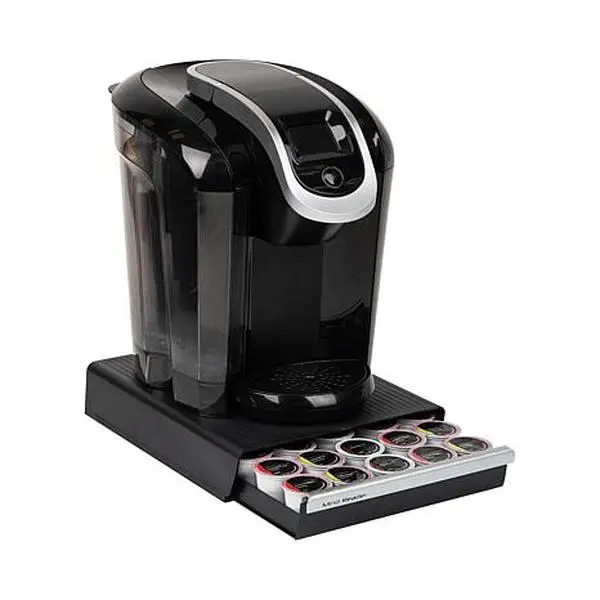 Mind Reader Coffee Pod Organizer Drawer, 30 K-Cup/35 Verismo - Black
