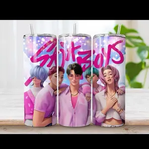 Demon hunter | 20oz Skinny sublimation tumbler transfer print out (TRANSFER ONLY, NOT A FINISHED TUMBLER)