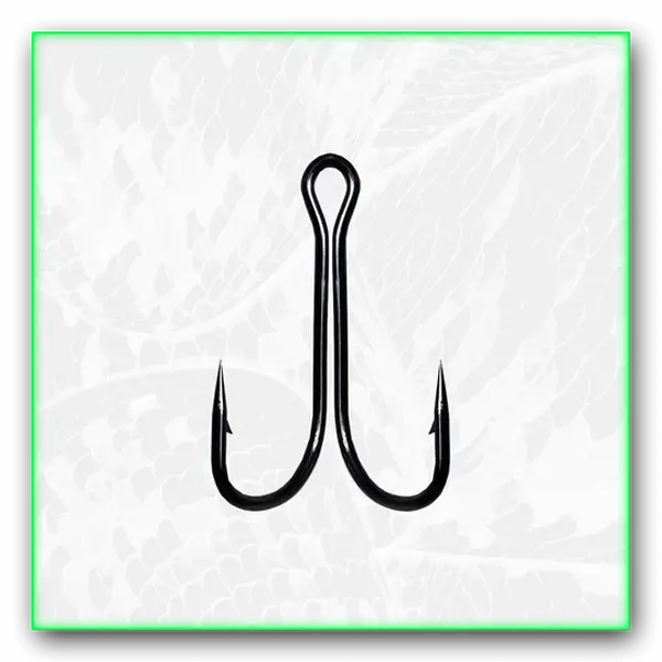 Royal Frog Hooks Double-Pronged Fishing Hook for Weedless Soft Plastics, Frog Baits, Urchin/Dice-Style Baits - Point down instead of up, No Need to Bend, Triple-Coated Corrosion Resistance, 2x Chemically Sharpened, 3-Pack for Secure Hookups & Durability