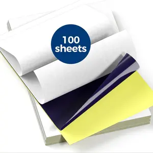 100 Sheets Tattoo Transfer Stencil Paper, A4 Size, Ultra-High Definition, Thermal Printer Compatible, Professional & Small Shops Use