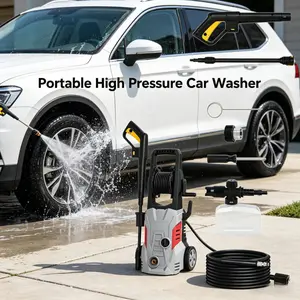 2026 upgraded electric high-pressure washer, household high-pressure car washer, high-power car wash water gun, adjustable water pressure, cleaning tool for cars / floors / pets, Car Washing Sprayer, Roller Handle machine Cordless Drill Set