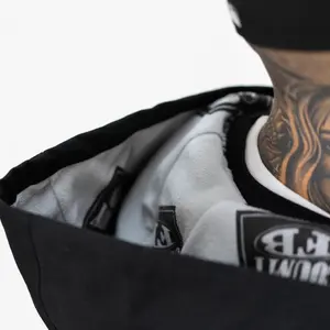 FB County Frisco Ben 50/50 Zip Hooded Jacket chicano print lowrider dickies ben davis pro club shaka shop