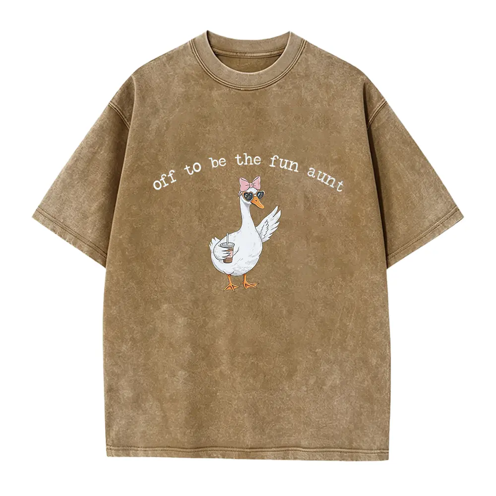 Funny Aunt Goose T-shirt Gift for Aunt, Aunt Gift, Pregnancy Announcement for Sister, Future Aunt Tee, Off To Be Fun Aunt Tee