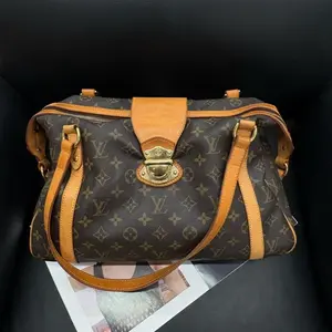 Pre-owned Louis Vuitton Leather Backpacks Preloved LV monogram bag C229#