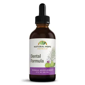 Dental Formula - Promotes Healthy Teeth & Gums with Black Walnut Hull, Marshmallow Root, and Horsetail Herb - 2 fl oz Liquid