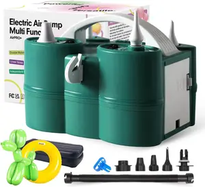 GreatWhip Balloon Pump Electric 3-in-1 Portable Air Pump for All Balloons & Inflatables, Quick-Fill Inflator Deflator for Pool Floats Air Mattress 260q Foil Latex Mylar Balloon