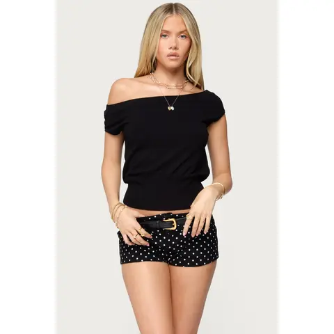 Michaela Off Shoulder Knit Top