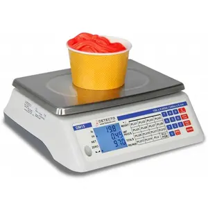 Detecto  13.4 x 13.4 in. Electronic Price Computing Scale- 240 oz