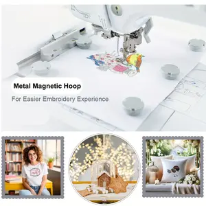 Metal magnetic embroidery frame is suitable for home embroidery machines such as V3V5NQ3600DBP1430LXP1.