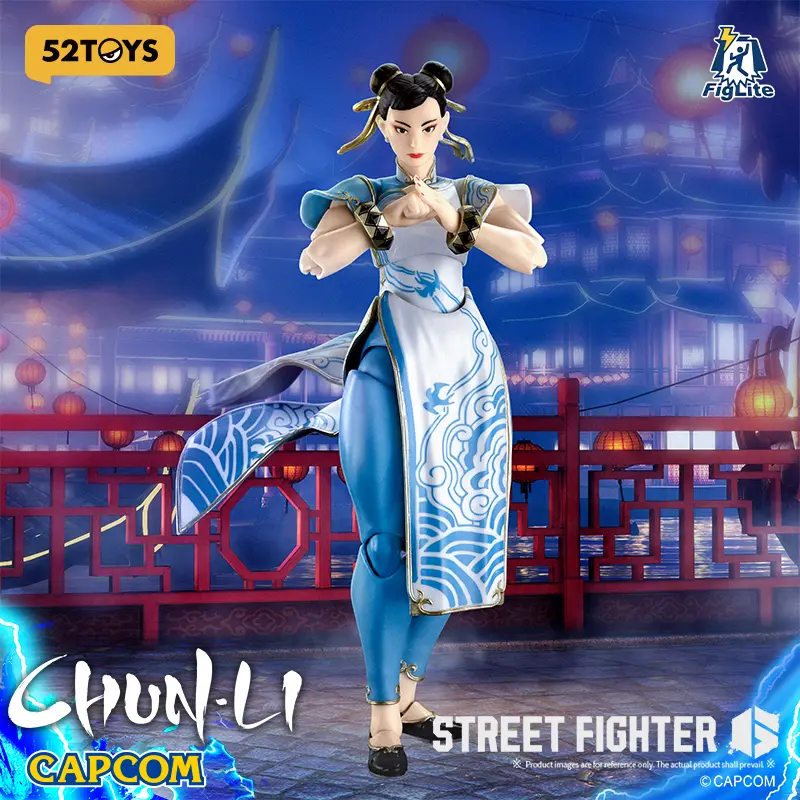 FigLite Street Fighter 6 ChunLi  Figurine Articulated Figure Room Decor Desktop Decoration Gift for  Birthday Party