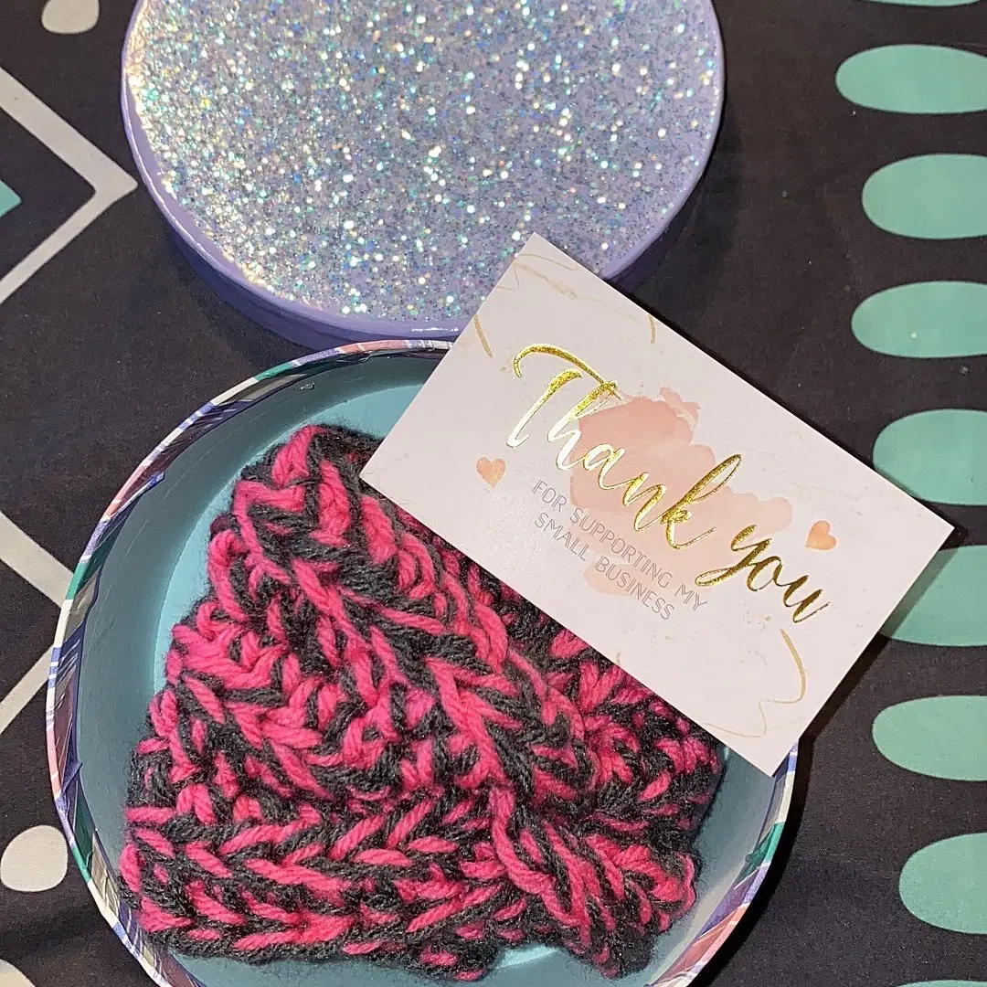 Crochet ear warmer- made with double yarn for double the warmth