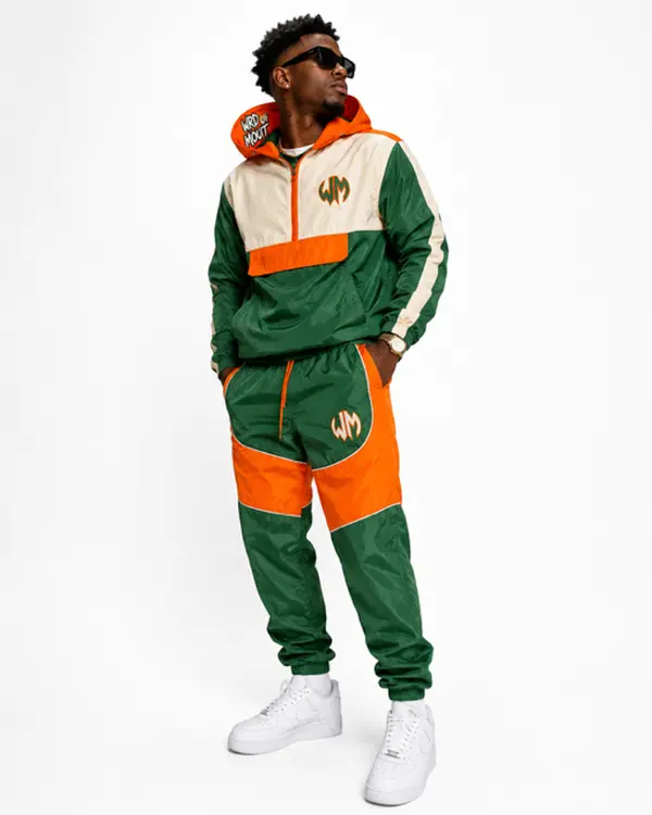 Redline Orange Windbreaker set Redline Orange Windbreaker set