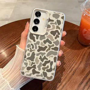 Camo Pattern Phone Case with Hard Back & Soft Edge Drop Protection Cover for SAMSUNG S21 S22 S23 S24 S25 S26 Plus S22Ultra S23Ultra S24Ultra S23FE Girl S25ultra S26Ultra S26+