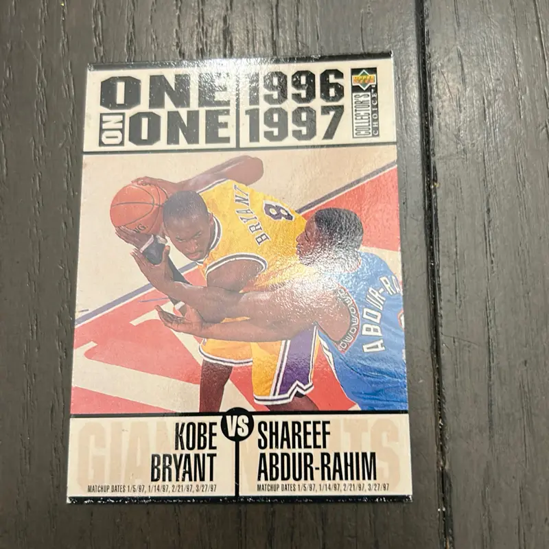 Kobe Bryant Basketball Card