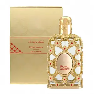 Luxury Collection Royal Amber for Unisex Eau de Parfum Spray, 2.7 Ounce,Unisex Perfume with Luxurious Gold Design &Captivating Royal Amber Aroma for Everyday Use,Patchouli perfume,Perfume for women and men