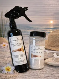 Summer Cleaning Duo | All Purpose Spray + Sink Scrub | Non-Toxic Kitchen Reset | Citrus, Coconut & Coastal Scents