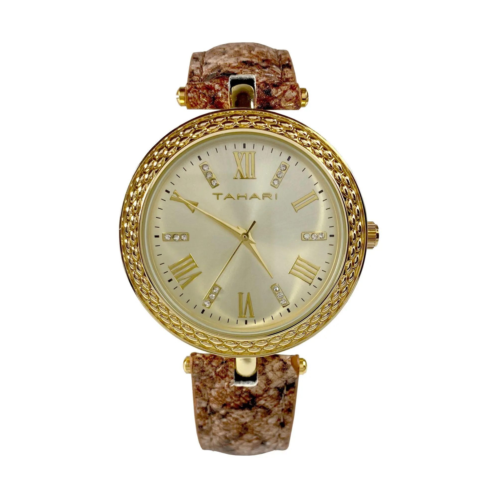 Tahari Women's Crystal Snake Strap Watch Tahari Women's Crystal Snake Strap Watch
