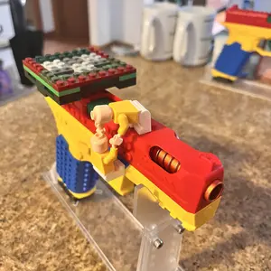 Jumpstart Sale SIG17 Assembled Building Blocks Soft Bullet Gun Automatic gun Perfect for Outdoor Games Team Challenges Festival Gifts