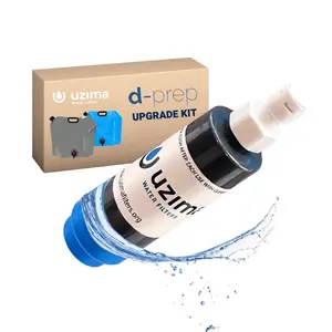 Uzima D-Prep Upgrade Kit – Gravity Water Filter & Adapter for D-Prep Bags – Convert Water Storage into a Portable Emergency Filtration System for Survival, Camping, and Disaster Response