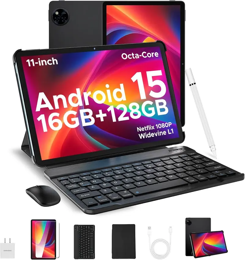 DOOGEE U10-VIP Android 15(2025)with Mouse, keyboard, stylus, data