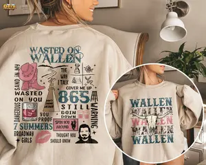 Wallen Western Sweatshirt, Country Music Shirt, Cowgirl Wallen Shirt, Retro Wallen Western Crewneck, Cowboy Girl Hoodie, Cowboy Shirt