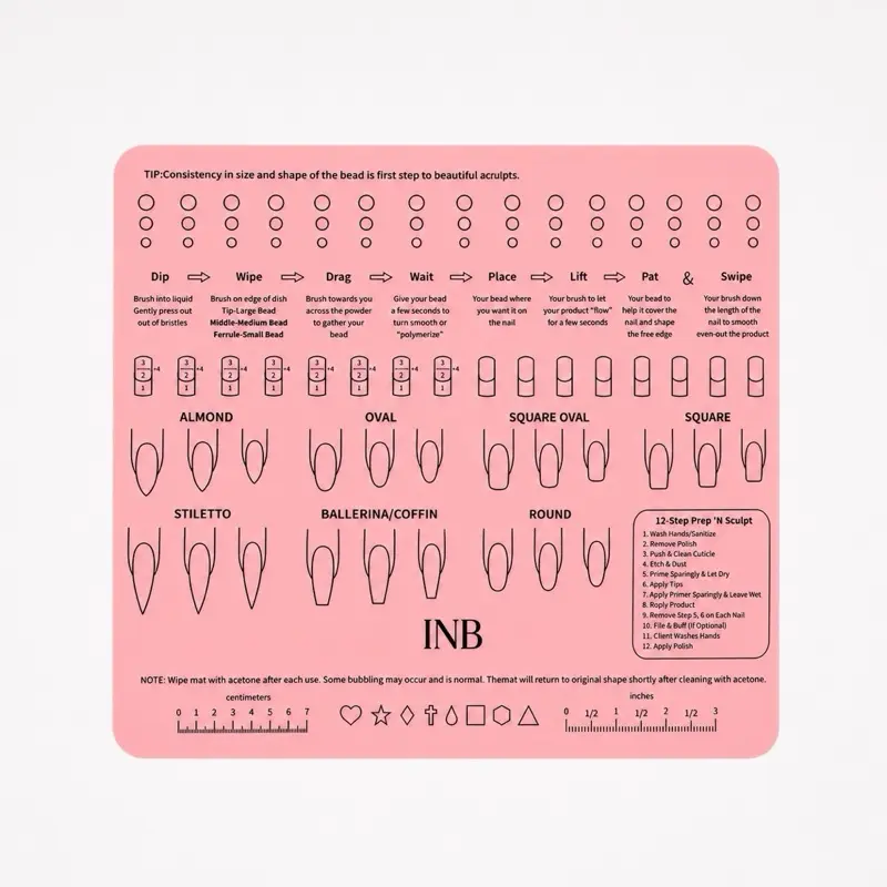 INB Professional Acrylic Practice Mat
