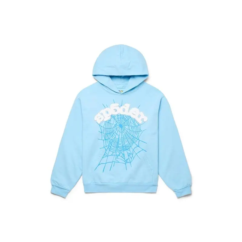 Sp5der Men's Web Hoodie Sky Blue, from StockX Sp5der Men's Web Hoodie Sky Blue, from StockX