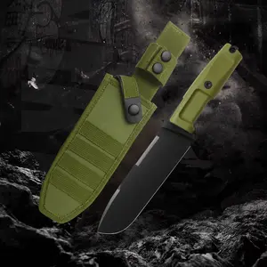 Outdoor Knife,Outdoor Straight Knife With Scabbard,High Quality Steel,Reinforced Nylon Handle,Camping,Hiking,Picnic,Fishing,Gifts for Men,Portable Design