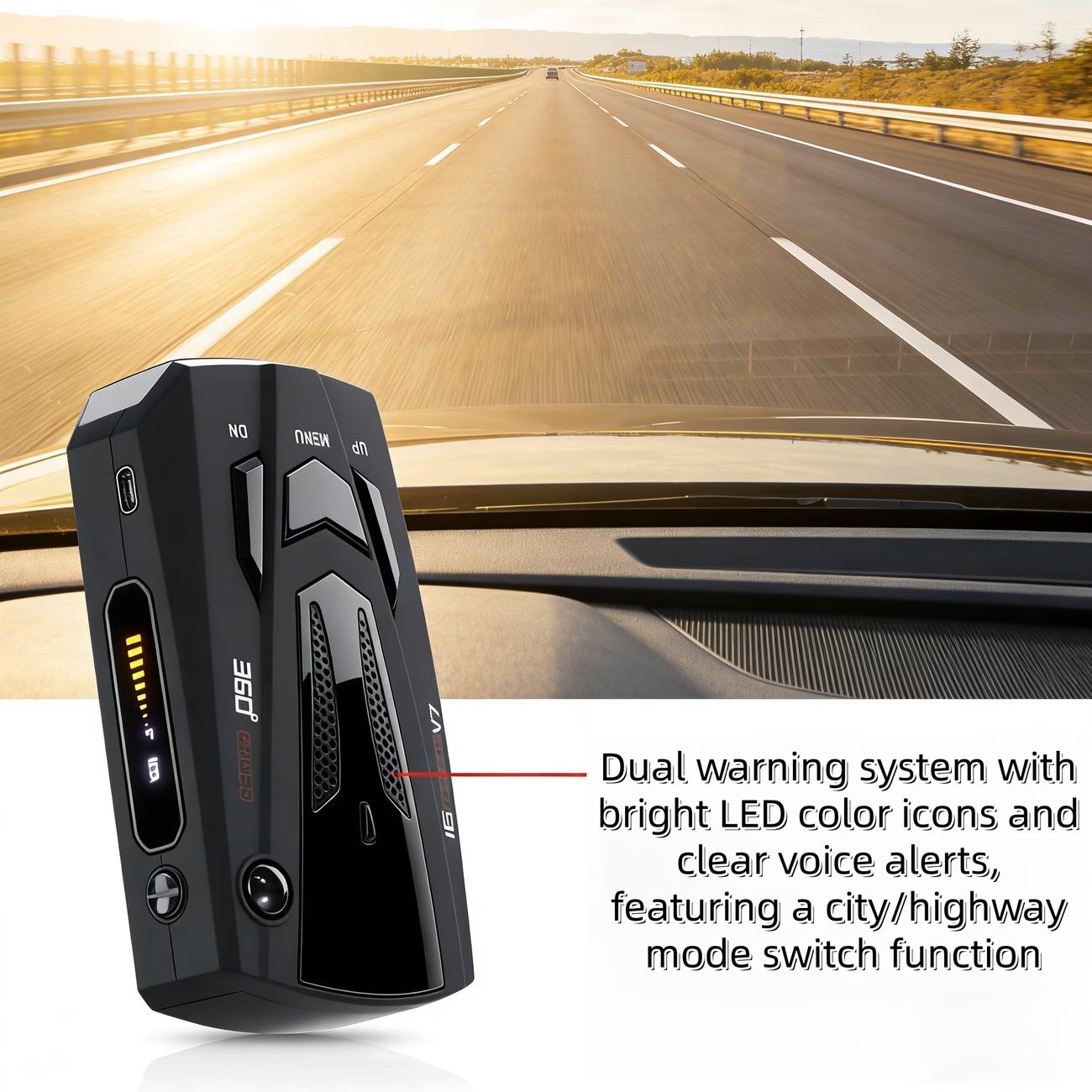 cars accessories Family Car Safety Companion – Voice Alert & LED Readout, Dual Driving Modes, Plug-and-Play for Any Vehicle, Perfect for Daily Commutes & Road Trips