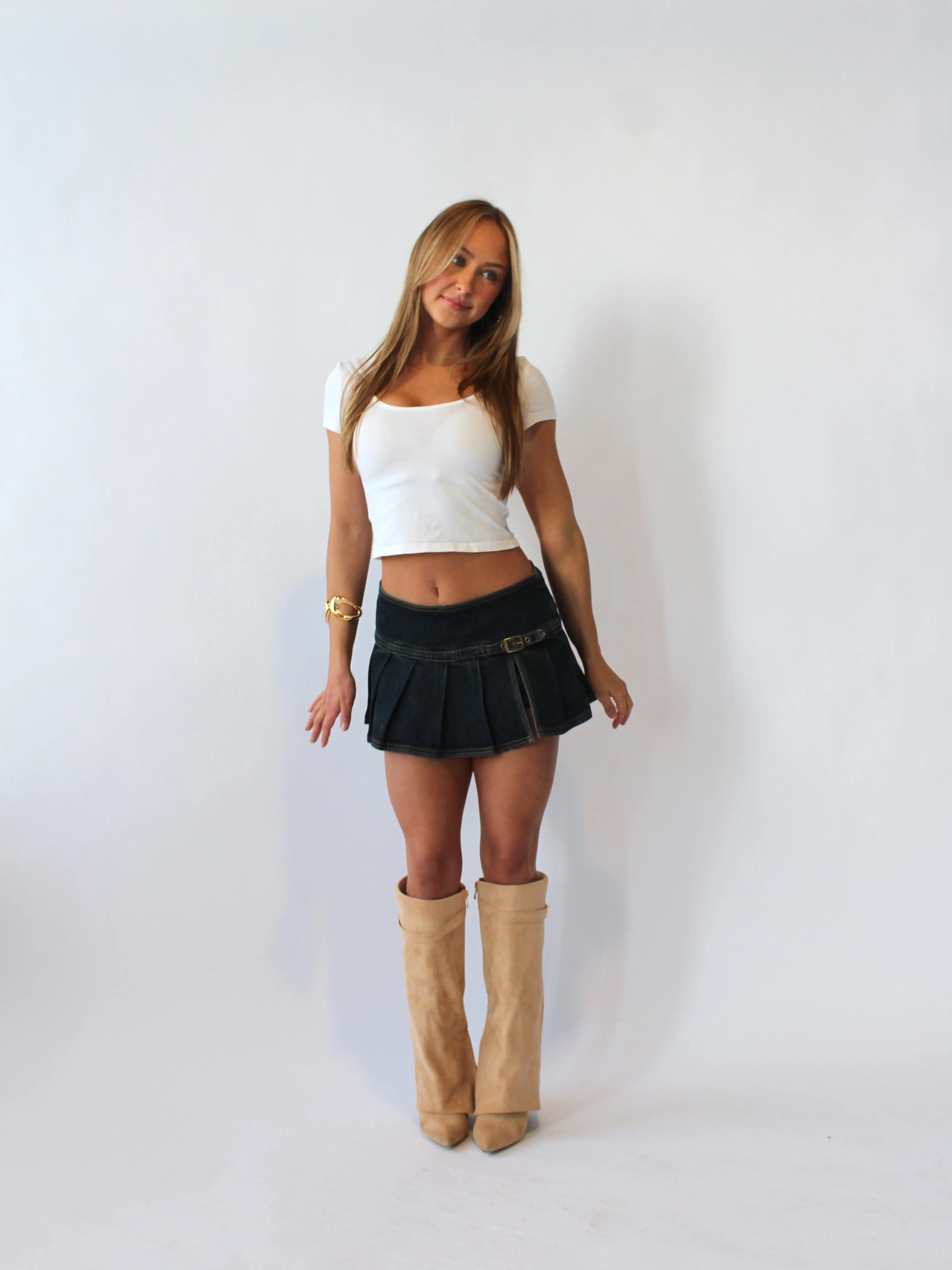 Brooklyn Pleated Skort