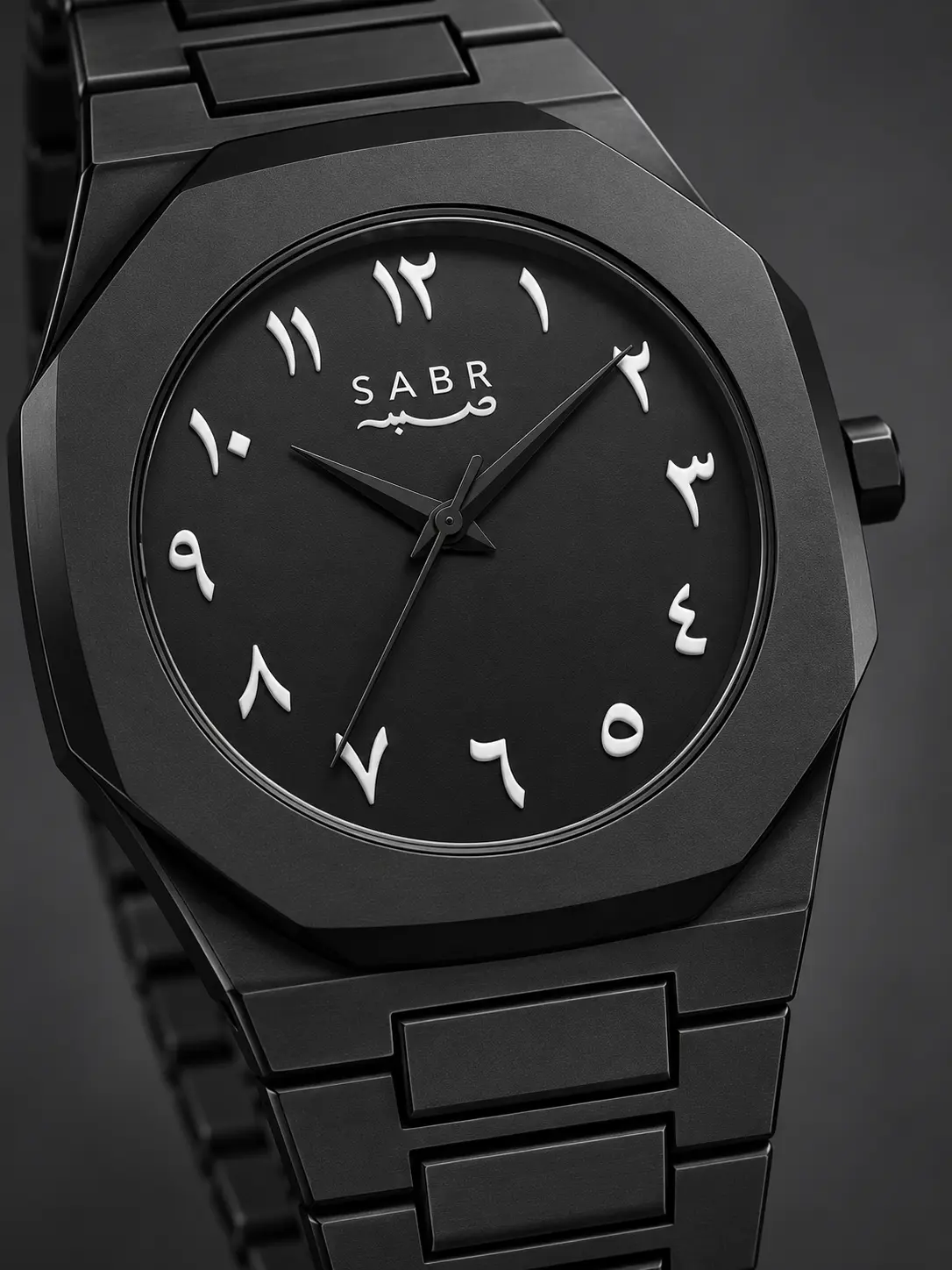 One men's statement watch featuring a sleek, streamlined design, suitable for everyday wear.