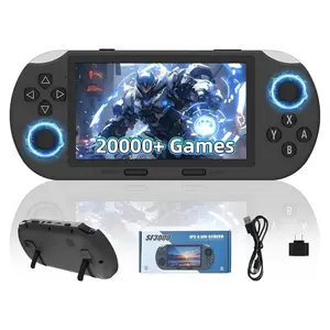 SF3000 Retro Game Console (64GB), Handheld Video Game Console, Pre-loaded with 20,000+ Retro Games and 14+ Emulators, 4.5-inch IPS HD Screen, Holiday Gift, The Best Gift for Kids, Handheld Gaming Console, Portable Handheld Console